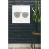 Acrylic Glass Wall Art /'Must Have Fashion III Gray White/' by Emily Adams